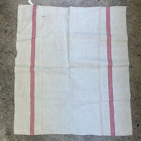 Vintage Linen Other - Vintage heavy Linen Towel Torchon 30.5x36 “MT”